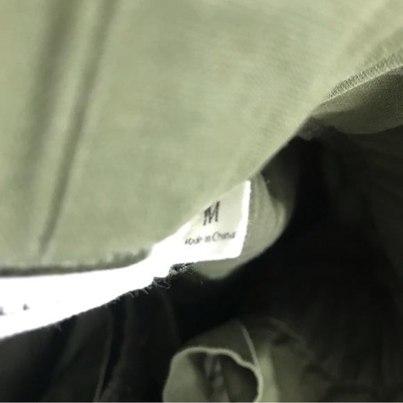 Avec Les Filles Green Cotton Pants - Picture 12 of 13